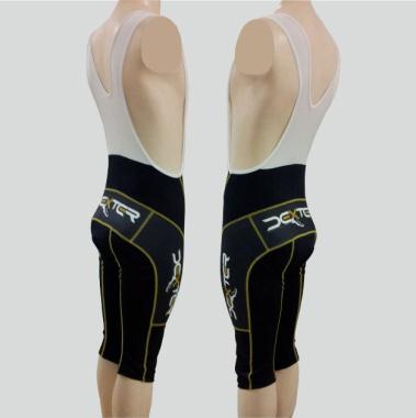 092 Knee pants IMAGE with braces black-gold