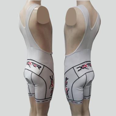 031 Short pants IMAGE with braces white-red