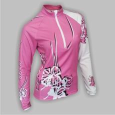 054 Thermo jersey FLOWERS DEXTER pink 