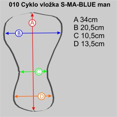 010 Cycling lining S-MA-BLUE mens